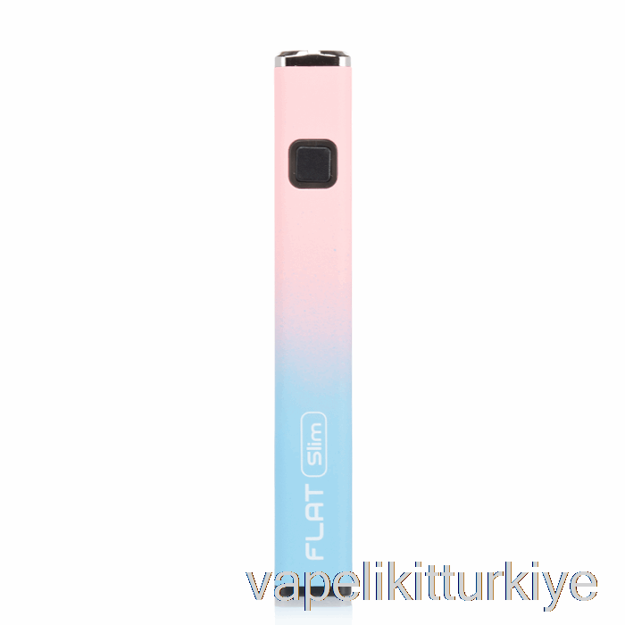 Vape Elektronik Sigara Yocan Düz Ince 350 Mah Pil Mavi Pembe